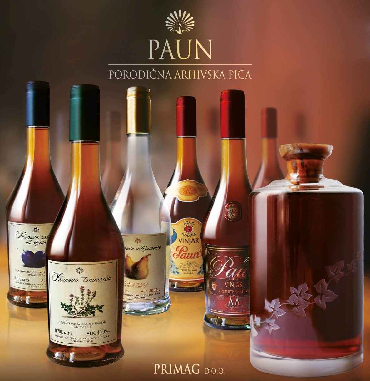 PRIMAG rakije - Paunova rakija